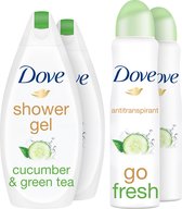 Dove Go Fresh Set - Douchegel en Deodorant - Voordeelverpakking