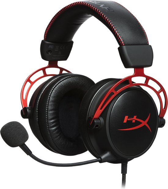 HyperX Cloud Alpha Pro Gaming Headset - PC, PS4, PS5, Xbox One & Xbox Series - Zwart/Rood