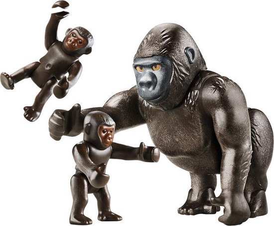PLAYMOBIL Family Fun Gorilla met babies - 70360 - PLAYMOBIL