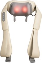 Nuvance Massagekussen - Nekmassage Apparaat - Shiatsu - Draadloos - Verwarmd - Massage Apparaat ook voor Arm Rug & Been