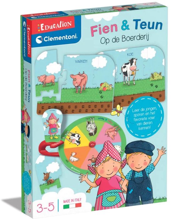 Clementoni Education - Fien en Teun Puzzelspel