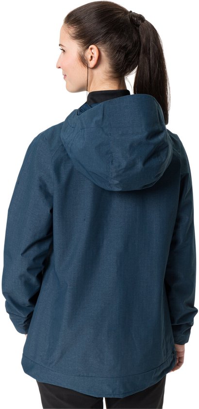 VAUDE Women's Comyou Pro Rain Jacket, Jas, Regenjas, fietskleding, met kap, waterdicht, Dames, Fietsjack
