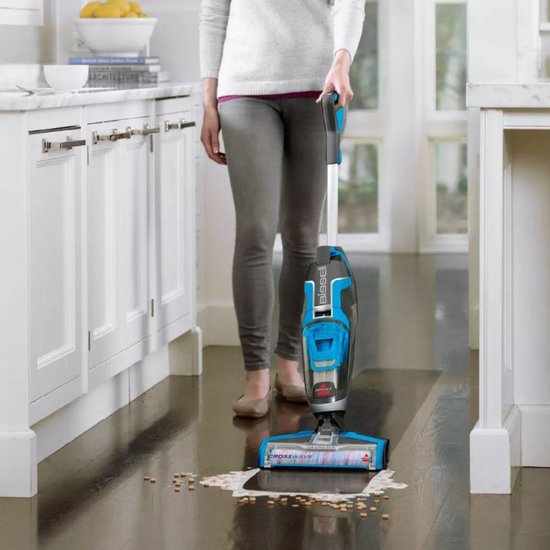 BISSELL CrossWave 1.0 Stofzuiger met Dweilfunctie - Vloerreiniger met Snoer - 3 in 1 Stofzuiger, Dweil & Drogen - Multi Surface Vacuum Cleaner - Reinigingsmachine voor Tapijt, Tegels & Houten Vloeren - Krachtige 560W Motor - 17132