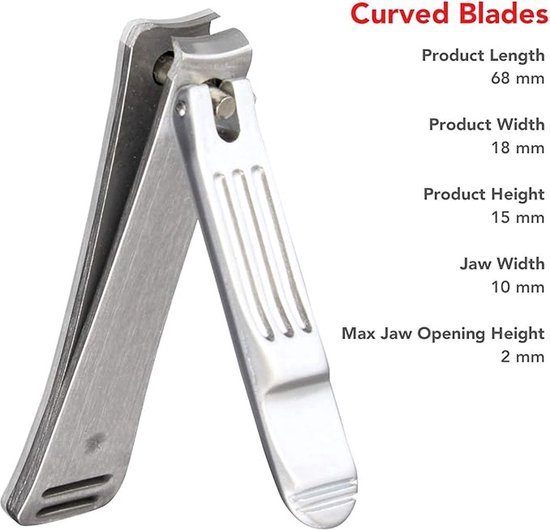 Pince à ongles Seki Edge S-106 - Coupe-ongles en acier inoxydable - Aiguisé à la main