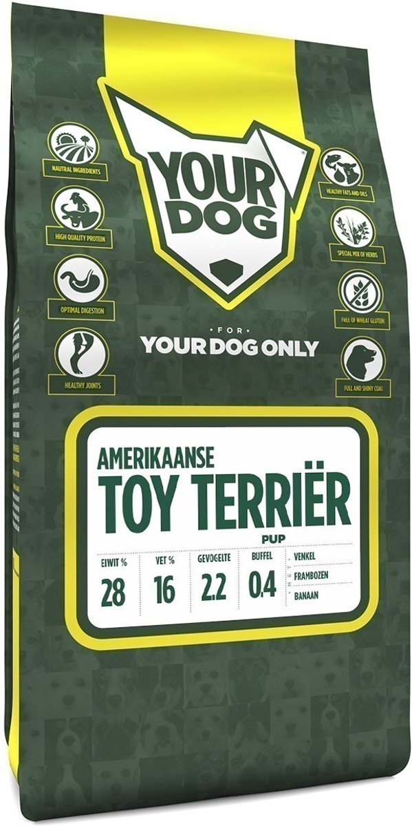 Yourdog Yourdog amerikaanse toy terriër pup - 3 KG