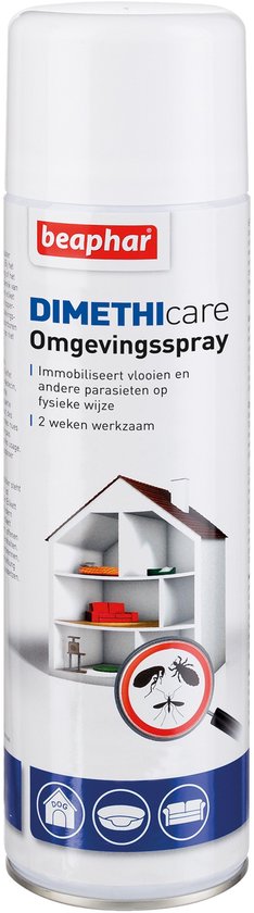 Beaphar Dimethicare Omgevingsspray - Anti vlooien en tekenmiddel - 400 ml 400ml