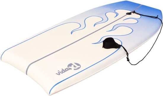 vidaXL Bodyboard blauw 104 cm