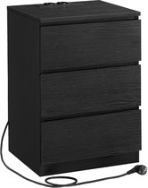 Scandinavisch Design Bijzettafel MDF Nachtkastje Eenvoudige Montage Nachtkastje Kopen? Trendy Nachtkastjes Shop Je Bij JYSK Yaheetech Bijzettafel 60 Cm Bijzettafel Met Opberg