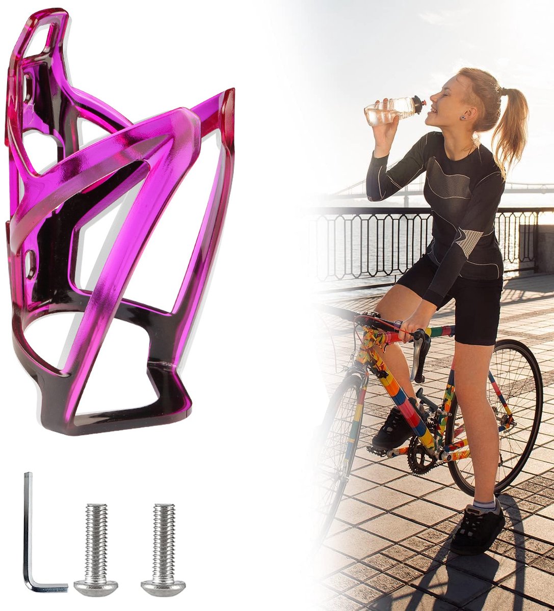 Bidonhouder Fiets | Universaal Geschikt | Lichtgewicht & Stabiel | Snelle Installatie | Compatibel met Alle Fietstypen & Bidons | Hoogwaardig Polycarbonaat