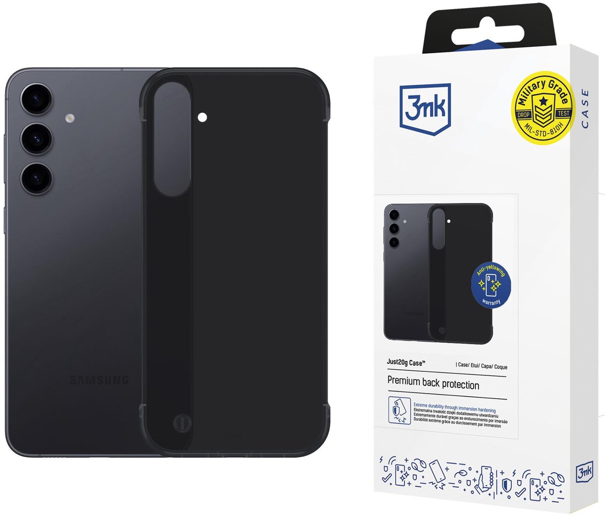 Samsung Galaxy S24 - 3mk Just20g mat hoesje
