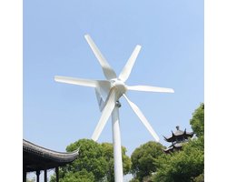 Windturbine - Windmolen - Windturbine Generator - Windenergie - Horizontale As - 3000W - 48V - Met vrije controle - 6 Messen - Stille en Efficiënte Energieoplossing - voor Thuisgebruik