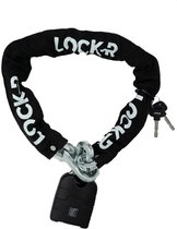 LOCK-R - Kettingslot - ART 4 Beveiligd - Scooterslot & Fietsslot - Hangslot Ketting - Slot geschikt voor Fiets, Fatbike & Scooter