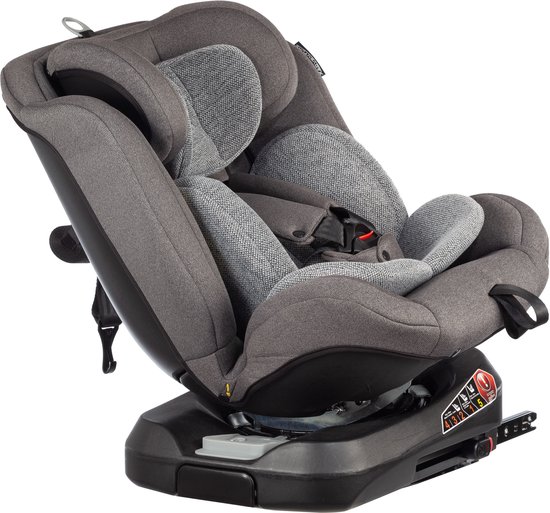 X Adventure Autostoel 360° Draaibaar Supreme - i-Size Met Isofix - Groep 0/1/2/3 (40 cm tot 150 cm) -Vanaf Geboorte tot 12 jaar - Denim Grey van Merkloos — afbeelding 3