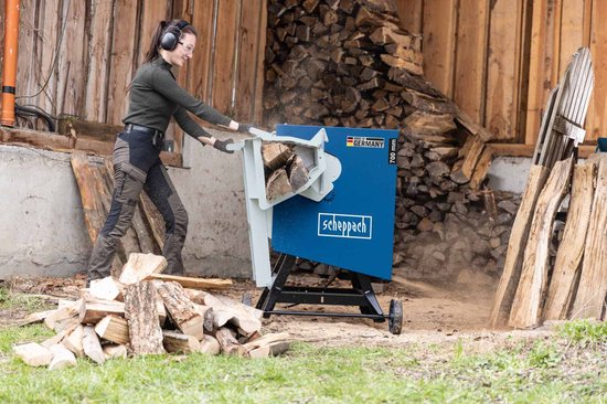 Scheppach Wipzaag HS720 - 4500W / 400V - Brandhoutzaag voor max. Ø24 cm hout & tot 150cm lengte hout - Geschikt voor hardhout & zachthout van Scheppach — afbeelding 3