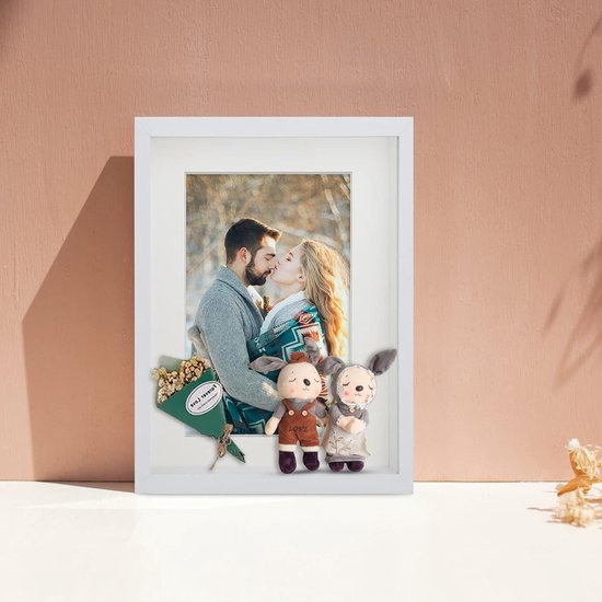 Joyshare Fotolijst 10 x 15 Eiken MDF Houten Lijst, Set van 5, 10 x 15 cm Eiken Fotolijsten met Helder Acrylglas, Moderne Fotolijst, Ideaal voor Foto's/Afbeeldingen/Kunstwerken, Wisselbare Lijst