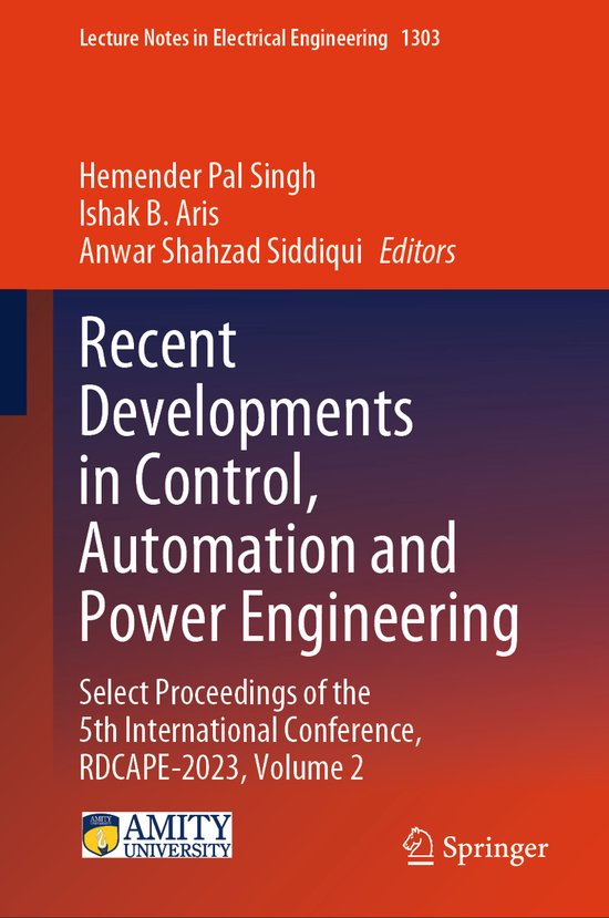 Lecture Notes in Electrical Engineering- Recent Developments in Control ...