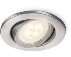 Philips LED Philips Fresco plafond inbouwspot voor buiten - RVS
