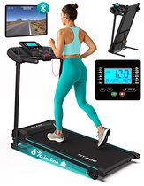 Bol.com FITAGE Loopband - Wandelband - Walking Pad - 12km/u met 3 Incline Levels - Treadmill - Loopbanden Elektrisch aanbieding