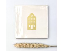 Tegeltje - Huisje offwhite-new home-verhuizen-house warming-nieuw huis-thuis-samenwonen-feestdagen