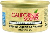California Scents Lekvrije organische luchtverfrisser - Fresh Linen (Schoon Linnengoed)