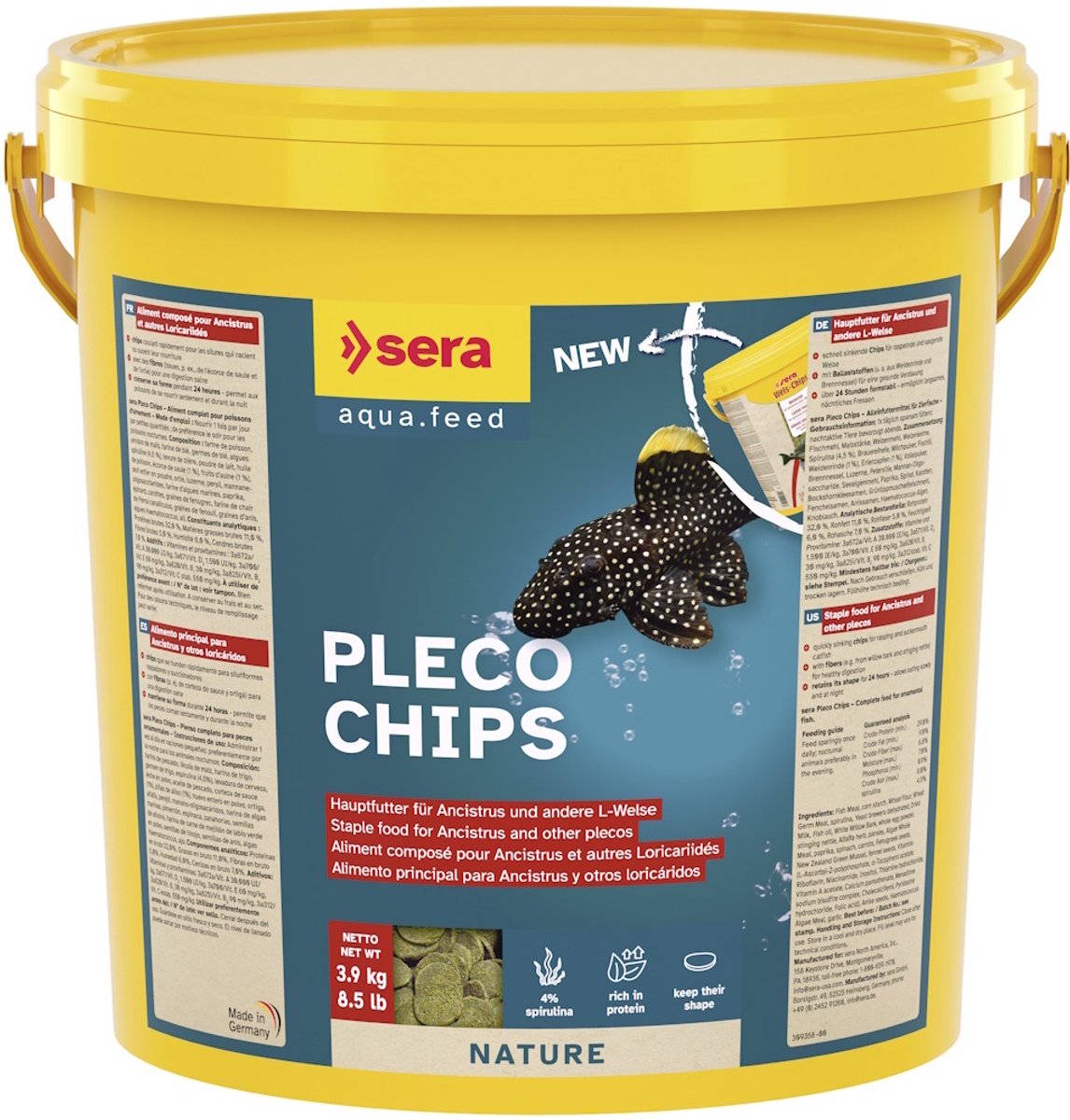 Sera Pleco Chips 10.000ML