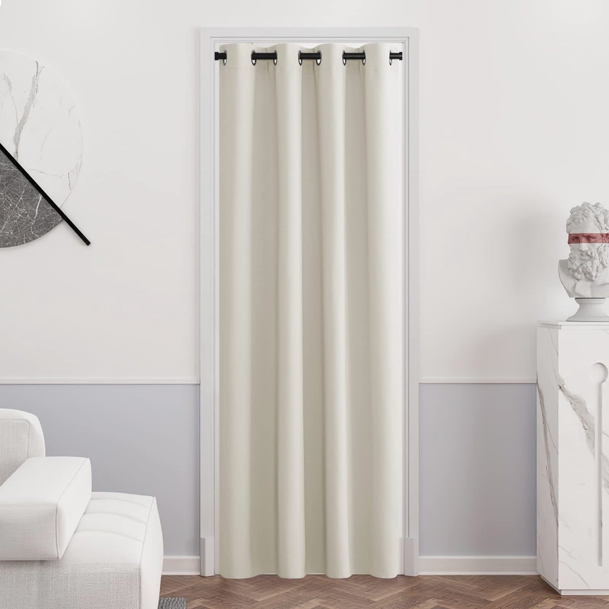Unyqoos® Stijlvolle Verduisterende Gordijnen met Ringen voor Energie-efficiëntie en Privacy