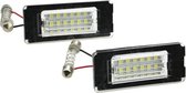 AutoStyle Set pasklare LED nummerplaat verlichting passend voor Mini One/Cooper/S/Cabrio/Coupe/Roadster R56/R57/R58/R59 2006-2014