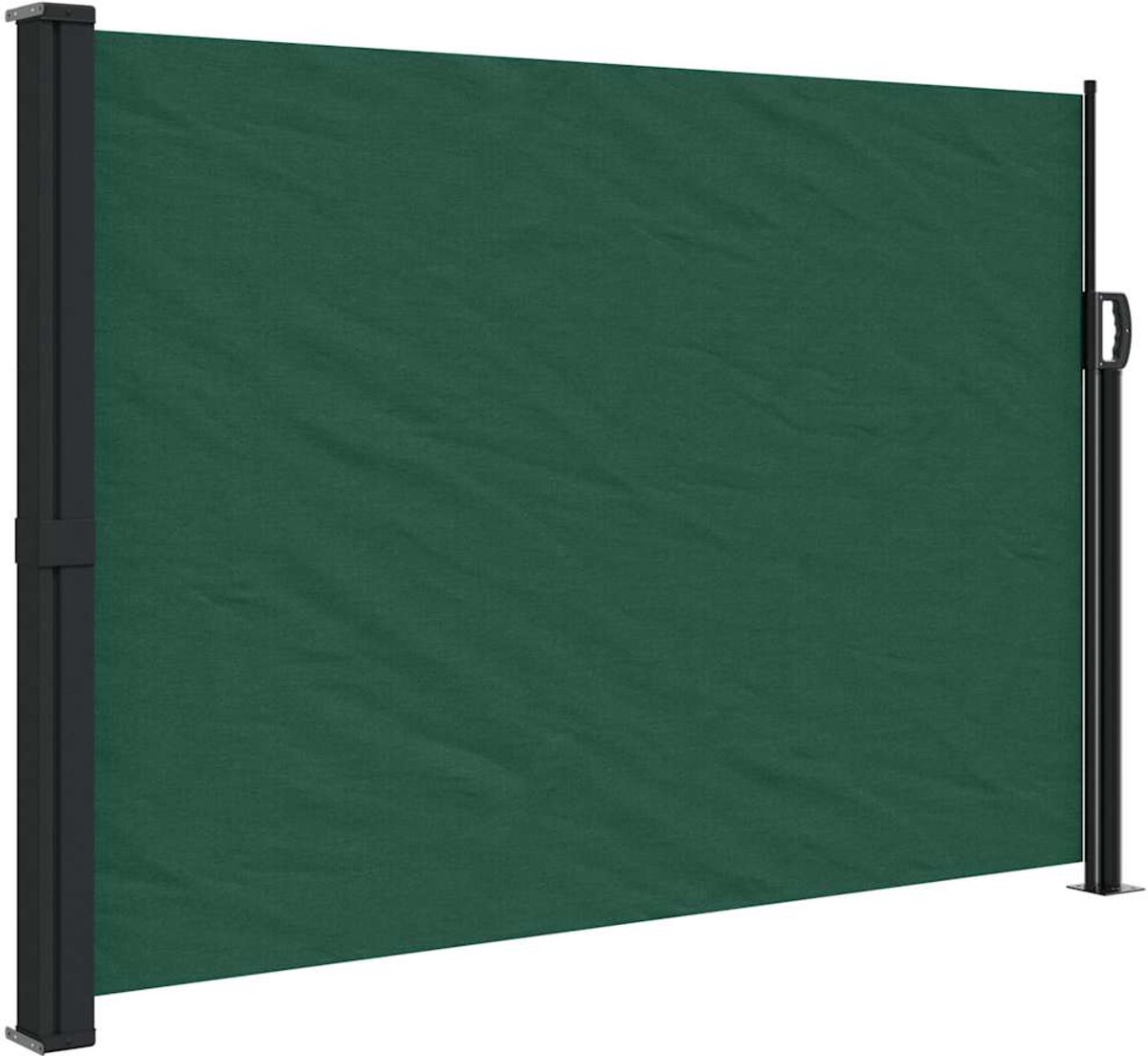 vidaXL - Tuinscherm - uittrekbaar - 140x600 - cm - donkergroen