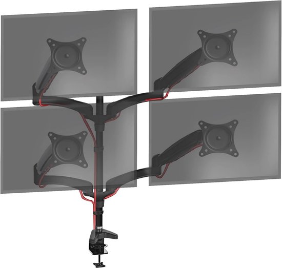 Draaibare TV beugel - Schermformaat: 13 t/m 27 inch, Muurafstand: 7,5 cm, Draaibaar/Kantelbaar: 25°/12°, Max. gewicht: 25 kg, VESA: 75/100