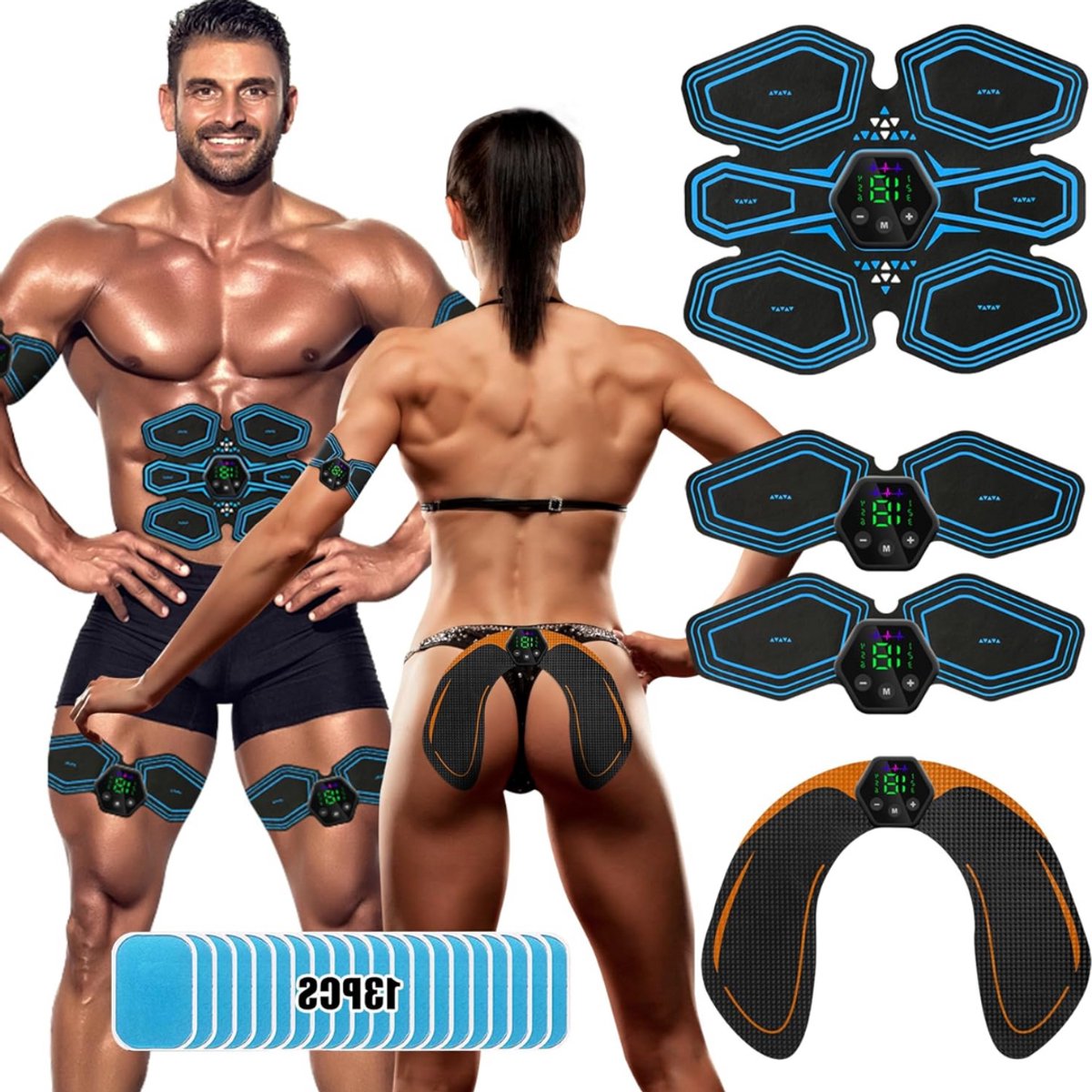 MKSS® Buikspiertrainers Elektrisch - Hometrainer Afvallen - Fitness