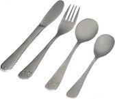 Reer 2304 Toddler Cutlery Toddler Cutlery Set Silver Stainless Steel