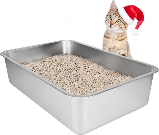 Roestvrijstalen Kattenbak, Gesloten Metalen