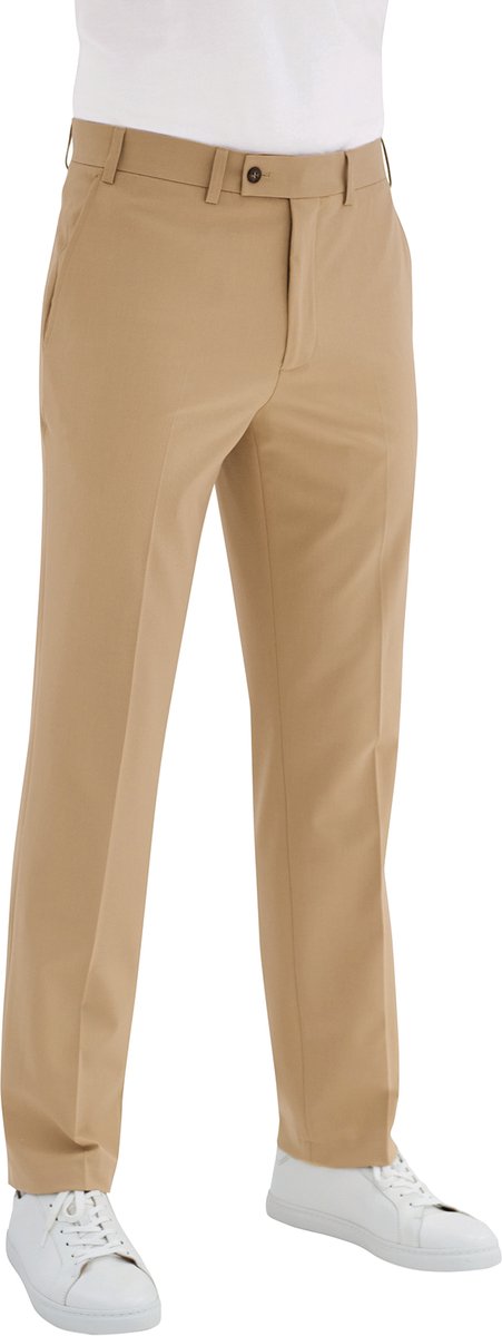 Brook Taverner Heren Pantalon Oliver, getailleerde snit BT8025 - Sand - 38 EU (30 UK)