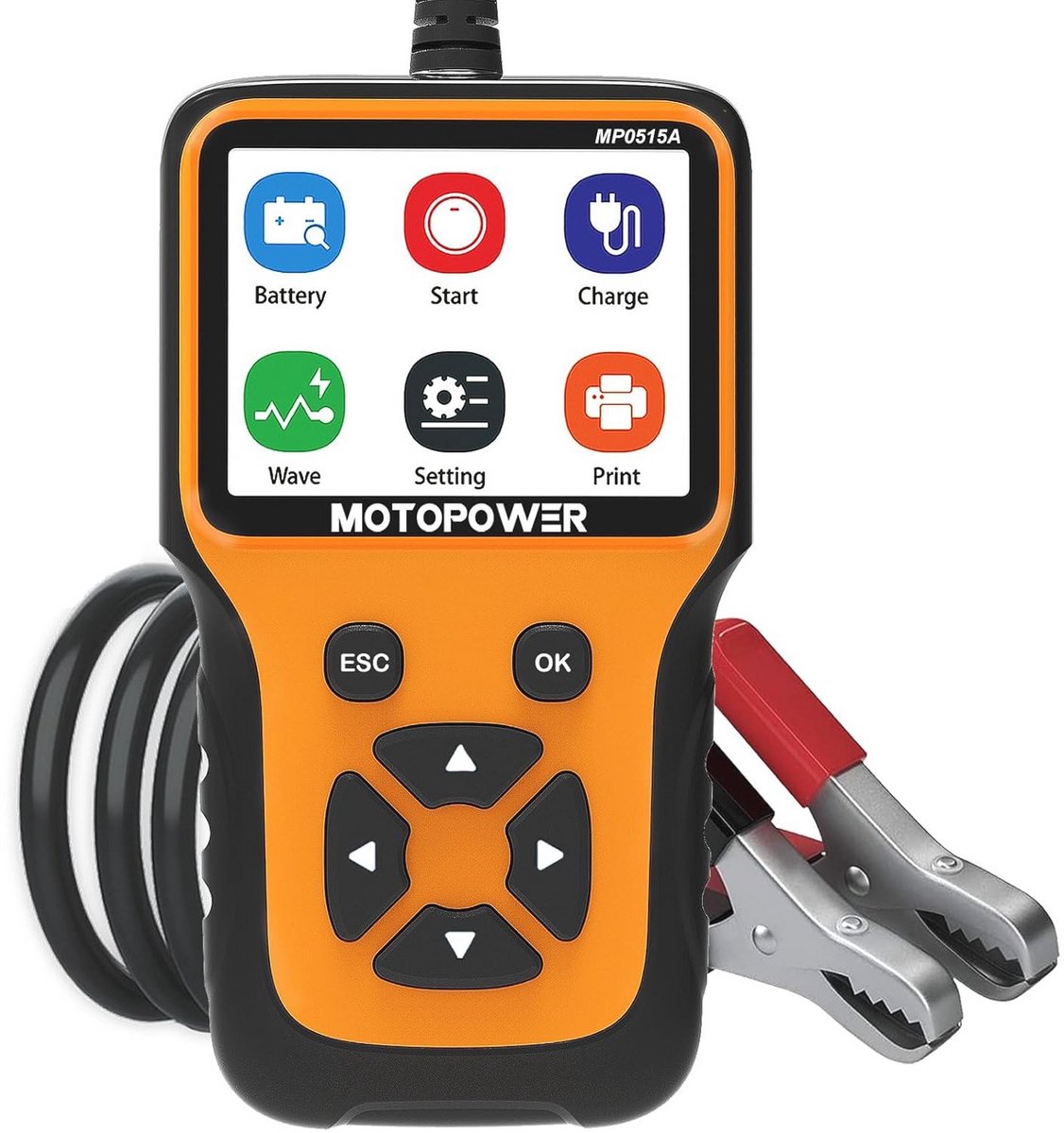 Digitale Auto Accu Tester en Laadsysteem Test Tool - 12V, Ondersteunt 100-2000 CCA