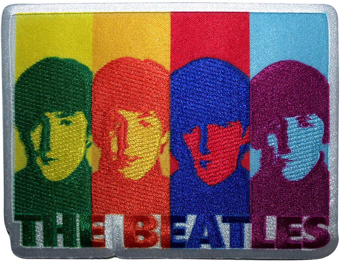 The Beatles - Colour Head Shots Patch - Multicolours