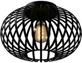 Plafonnier Nolt Zwart - Lampe Plafonniere E27 - Industriel - ⌀ 30cm