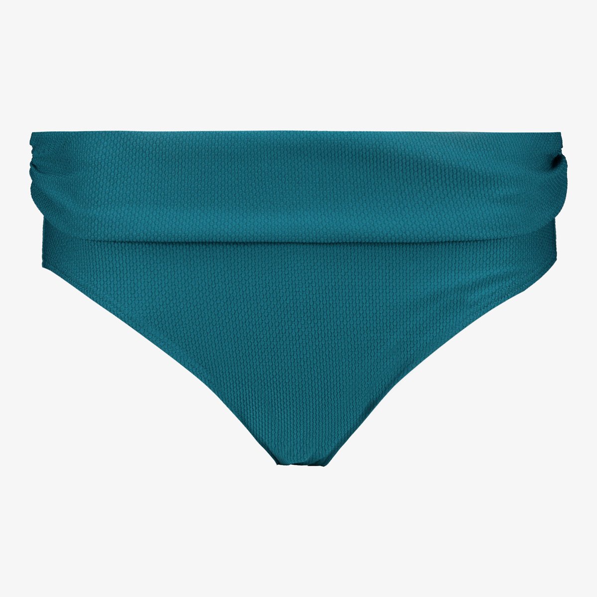 Dames bikinibroekje met overslag petrol - Blauw - Maat 42