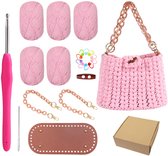 Topmelon Haakpakket - Haken Tassen Dames -Creatief Haken Handtas - verjaardag cadeau vrouw -DIY Haakpakketten