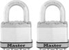 Master Lock Hangslot Excell 52 mm 2 st M5EURT