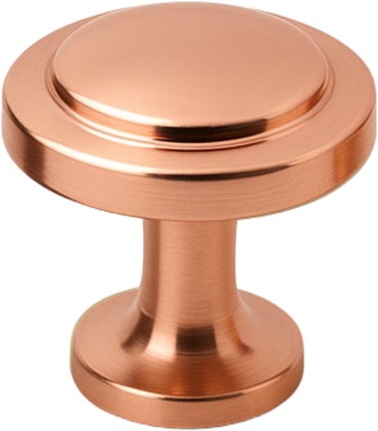 Bouton de meuble rond or rose - Diamètre 29 mm - Bouton de meuble - Bouton de meuble - Boutons de porte pour armoires - Boutons de placard - Fixations pour meuble - Boutons de porte