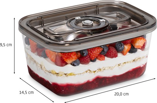 CASO VacuBoxx Eco-Set de verres 3 pièces avec accessoires