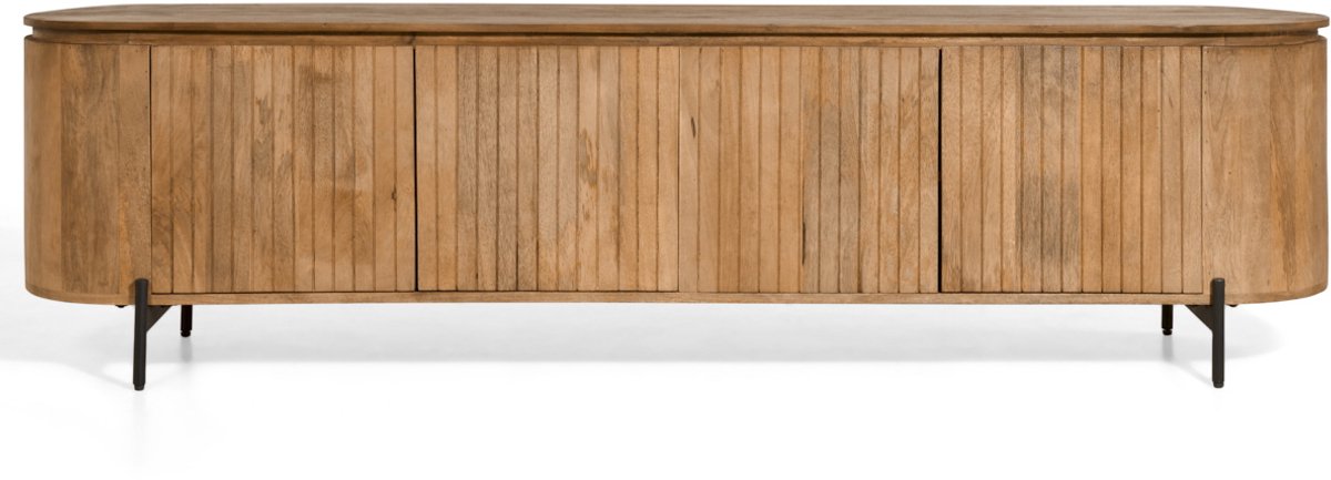 G***-M Tv-meubel Mokka Lichtbruin 210cm - Giga Meubel