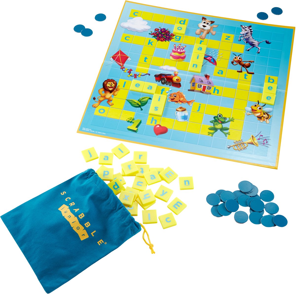 Mattel Games Scrabble Junior - Familie bordspel - Nederlandse editie — afbeelding 3