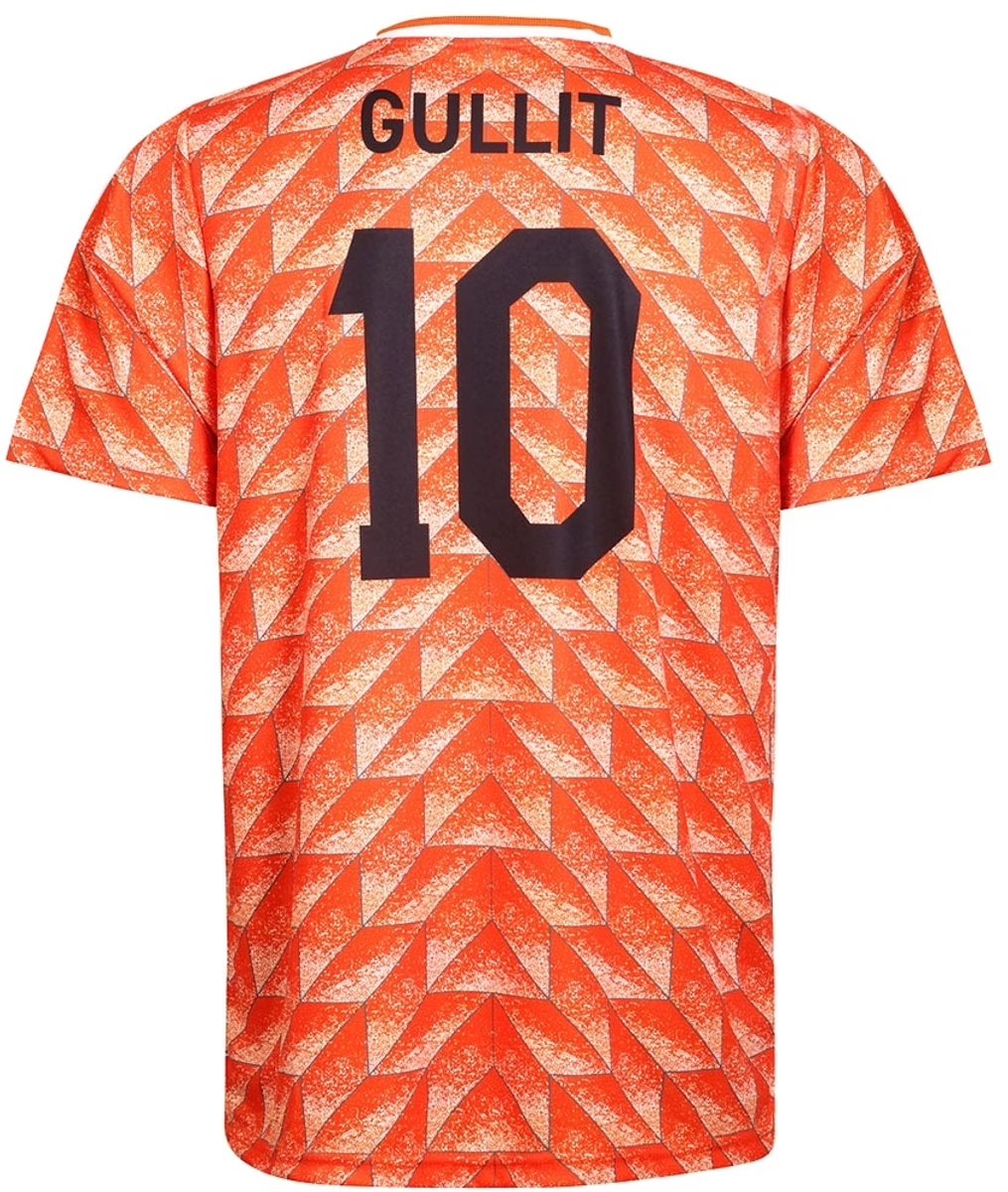 EK 88 Voetbalshirt Gullit - Nederlands Elftal - Oranje shirt - Nederlands Elftal Shirt - WK 2026 - Voetbalshirts Kinderen - Jongens en Meisjes - Sportshirts - Volwassenen - Heren en Dames - Maat 104