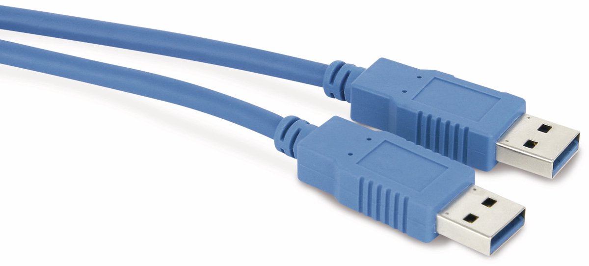 S/CONN 5m USB 3.0 A USB-kabel USB 3.2 Gen 1 (3.1 Gen 1) USB A Blauw
