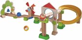 Speelgoed | Wooden Toys - Knikkerbaan Rollebollen - Basisdoos - Windmolenbaan
