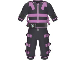 Modern Lifestyle Technologies - EMS Pak - 20 Elektroden - Full Body Workout in 20 Min - Draadloos met App - Voor Spieropbouw & Vetverbranding - Thuisgebruik - Roze XS