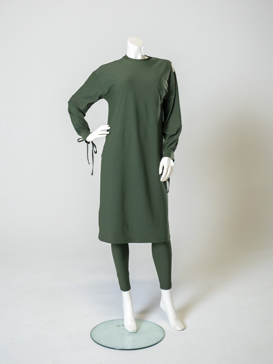 zayna swimwear- Aya Oversized burkini- Maat XL- A-lijn - droogt snel- wijde burkini