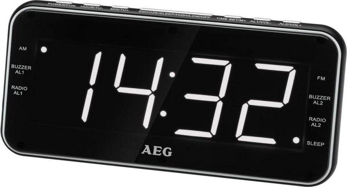 AEG MRC 4157 Radio portable Horloge Noir | bol.com