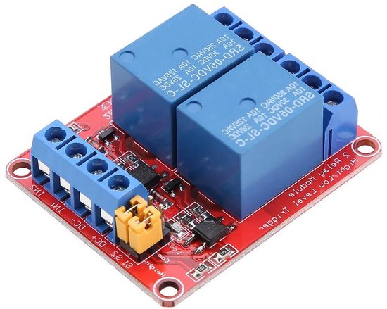 1-kanaals 5 V-12 V-24 V-30 A relaismodule met optokoppelisolatie ondersteunt hoog- en laagniveautriggering en grote stroom met geleidingsrail (Maat: 12V